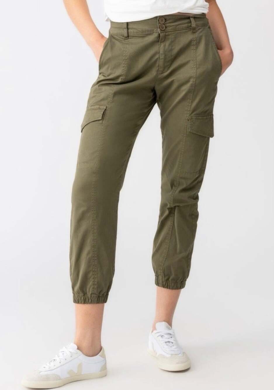 Sanctuary Standard Surplus Cargo Pants Size 30 Olive Green Utility Streetwear